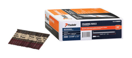 Paslode Framing Nail Angled 3-1/4 in. x 0.131 in. Paper Collated Smooth 2 500 / Box