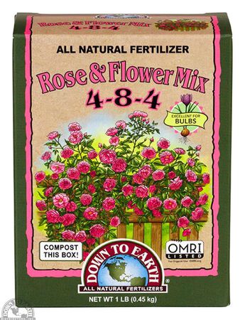 Down To Earth Rose & Flower 4-8-4 Mini 1 lb.