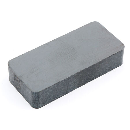 Magnet Source 1.875 in. L X .875 in. W Black Ceramic Block Magnets 3 lb. pull 2 pc