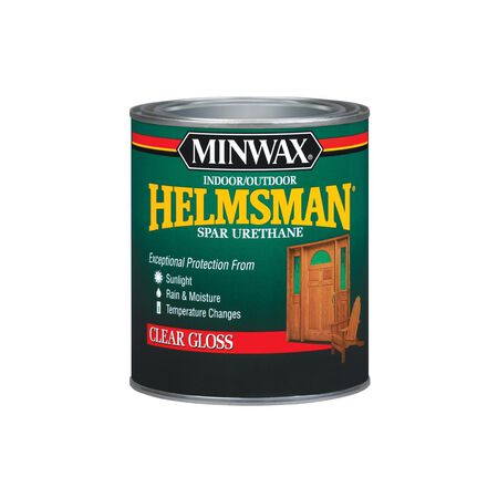 Minwax Helmsman Gloss Clear Oil-Based Spar Urethane 1 qt