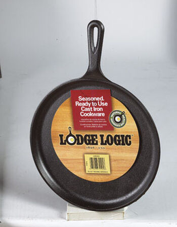Lodge Logic 10-1/2 in. W Cast Iron Round Griddle