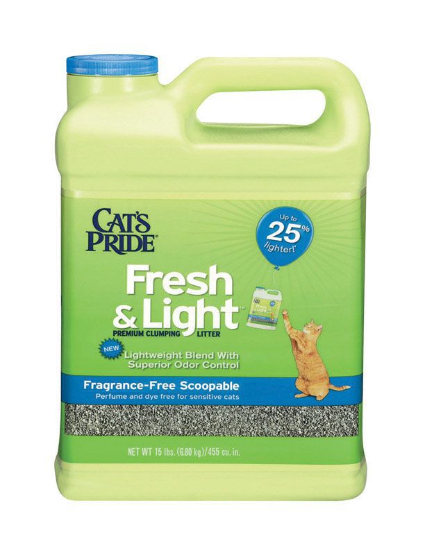 Cat S Pride Fresh Light Scoopable Cat Litter No Scent 15 Lb