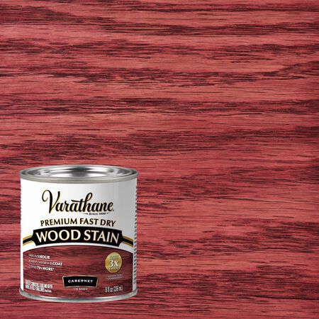 Varathane Premium Cabernet Oil-Based Fast Dry Wood Stain 1/2 pt