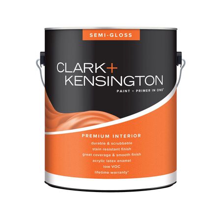 Clark+Kensington Semi-Gloss Designer White Premium Paint Interior 1 gal