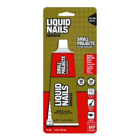 Liquid Nails Small Projects High Strength Latex Adhesive 4 oz