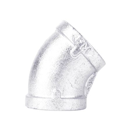 STZ Industries 3/4 in. FIP each X 3/4 in. D FIP Galvanized Malleable Iron 45 Degree Elbow