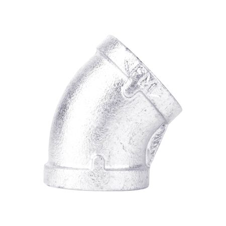 STZ Industries 3/4 in. FIP each T X 3/4 in. D FIP Galvanized Malleable Iron 45 Degree Elbow