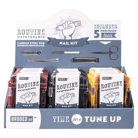 Brodeo Drive Black Routine Maintenance Nail Kit 1 Pk