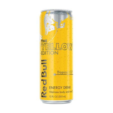 Red Bull The Yellow Edition Tropical Energy Drink 12 oz