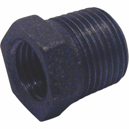 STZ Industries 1 in. MIP each X 3/4 in. D FIP Black Malleable Iron Hex Bushing