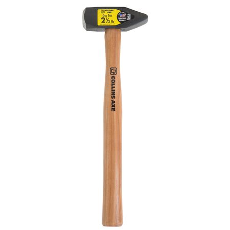 Collins 2.5 lb Steel Cross Peen Blacksmith Hammer 16 in. Hickory Handle