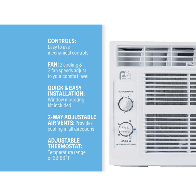 Perfect Aire 5000 BTU Window Air Conditioner Stine Home + Yard The Family You Can Build Around™