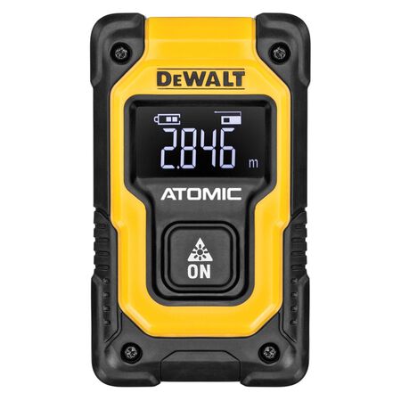 DeWalt Atomic 5.91 in. L X 4.33 in. W Pocket Laser Distance Measurer 55 ft. Black/Yellow 1 pc