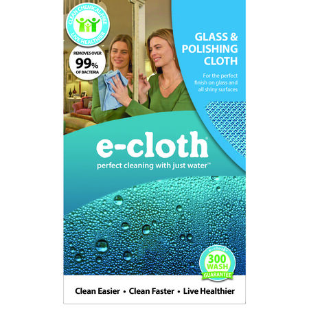 E-Cloth Glass and Polishing Polyester/Polyamide Cleaning Cloth 16 in. W x 20 in. L