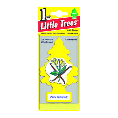 Little Trees Yellow Car Air Freshener 1 pk