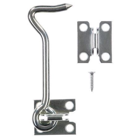 Ace 0.99 in. L Zinc Plate Staple Gate Hook 1 pk