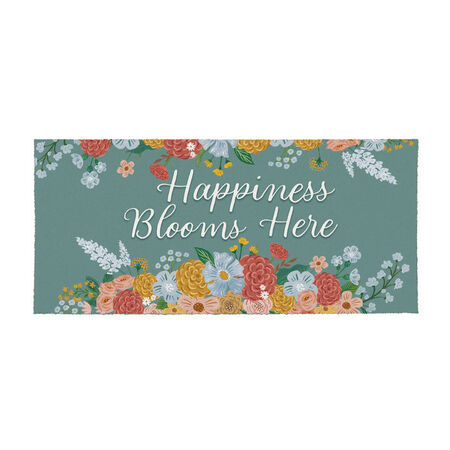 What She Shed Birds, Flocked Coir Sassafras Switch Mat 22"x10"