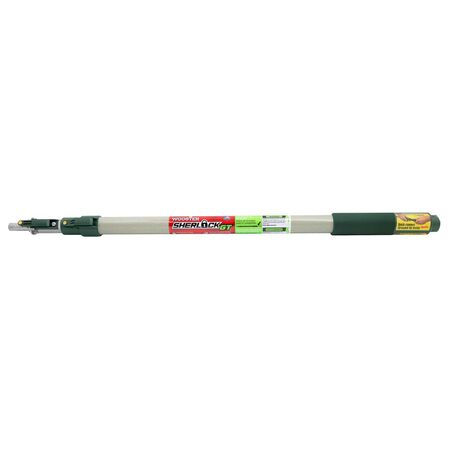 Wooster Sherlock Telescoping 4 ft. L X 1 in. D Aluminum Extension Pole White/Green