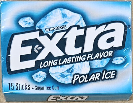 Wrigley's Extra Sugar Free Polar Ice Chewing Gum 15 pc 0.11 oz