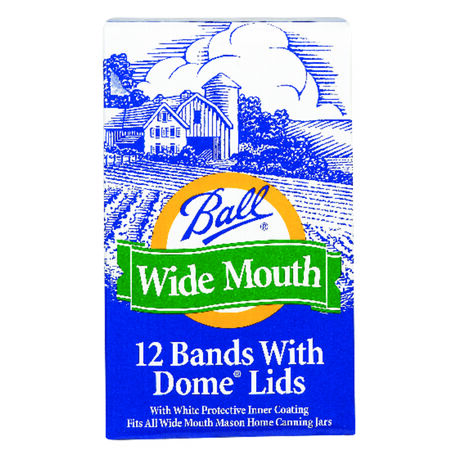 Ball Wide Mouth Canning Lids and Bands 12 pk
