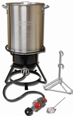12" Propane Outdoor Cooker With 29 qt. Aluminum Pot & Rack