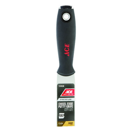 Ace 1.25 in. W Carbon Steel Stiff Putty Knife