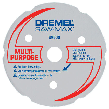 Dremel 3 in. Carbide Cutting Wheel 1 pk