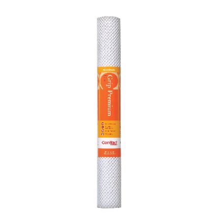 Con-Tact Grip Premium 4 ft. L X 20 in. W White Non-Adhesive Shelf Liner