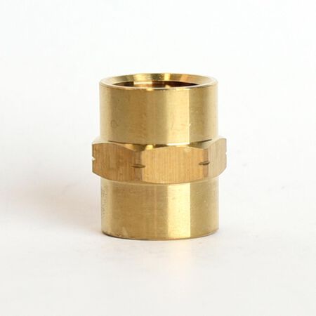 ATC 3/8 in. FPT 3/8 in. D FPT Brass Coupling