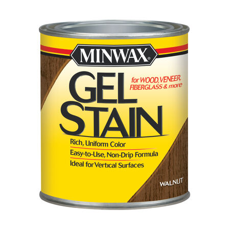 Minwax Gel Stain Semi-Transparent Walnut Oil-Based Gel Stain 1 qt