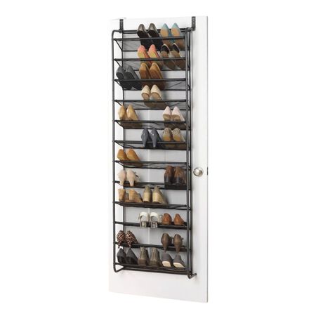 Whitmor 69 in. H x 21.63 in. W x 7.5 in. L Metal Hanging Shoe Organizer