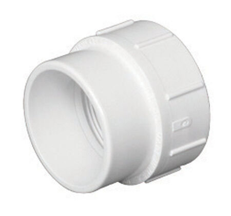 Charlotte Pipe Schedule 40 3 in. Spigot X 3 in. D FPT PVC Adapter 1 pk