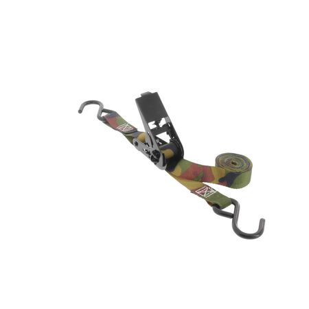 Keeper 1 in. W X 8 ft. L Camo Tie Down w/Ratchet 400 lb 4 pk