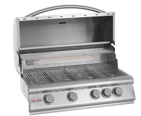 Blaze 32 Inch 4-Burner Grill With Rear Burner, With Fuel Type - Natural Gas