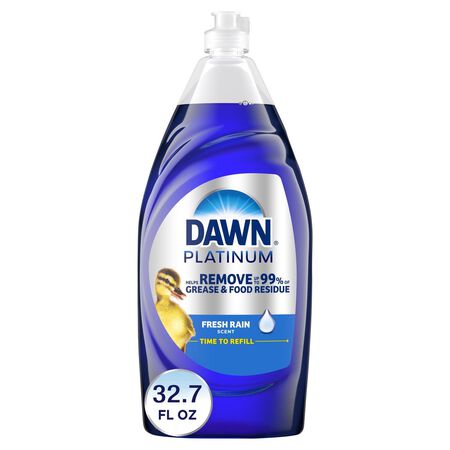 Dawn Platinum Refreshing Rain Scent Liquid Dish Soap 32.7 oz. 1 Pack
