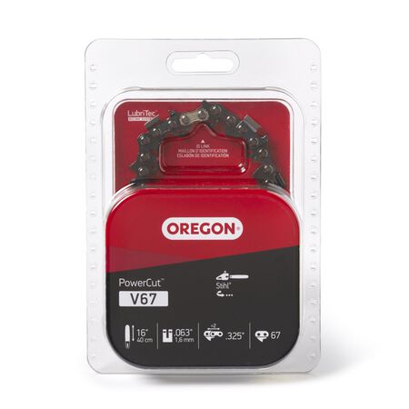 Oregon PowerCut V67 16 in. Chainsaw Chain 67 links
