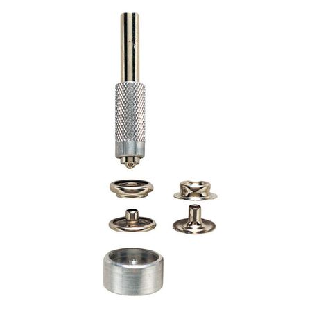 General Brass Snap Fastener Kit 1 pk