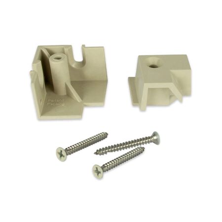 SCREEN-EZE BRONZE PLINTH 4-CORNER & 4-SCREWS MOUNT KIT