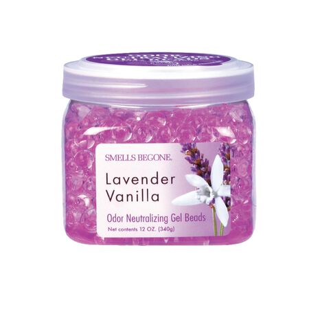 Smells Begone Lavender Vanilla Scent Odor Neutralizer 12 oz Gel Beads