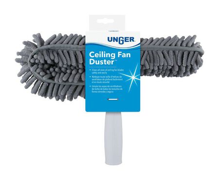 Unger Microfiber Ceiling Fan Duster 3 in. W x 10 in. L 1 pk