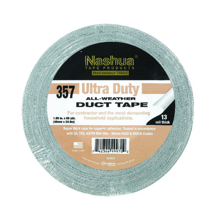 Nashua Duct Tape 1.89 in. W x 60 yd. L Silver