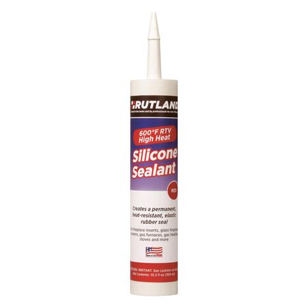 Rutland Sealant High Heat Silicone 10.3oz Meecos Red Devil
