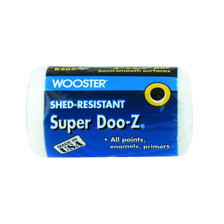 Wooster Super Doo-Z Fabric 4 in. W X 3/8 in. Regular Paint Roller Cover 1 pk