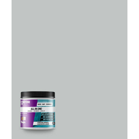 Beyond Paint Matte Soft Gray Water-Based Paint Exterior & Interior 1 pt