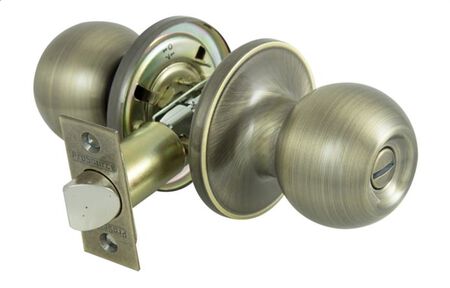 ProSource T3810V-PS Privacy Lockset, Tubular Design, Brass