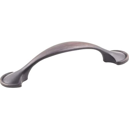 KasaWare Half Foot Spoon Pull, Oil Rubbed Bronze - 8 Pack