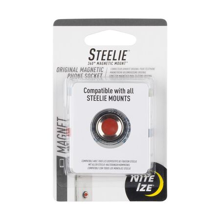 Nite Ize Steelie Silver Magnet Phone Socket For All Mobile Devices