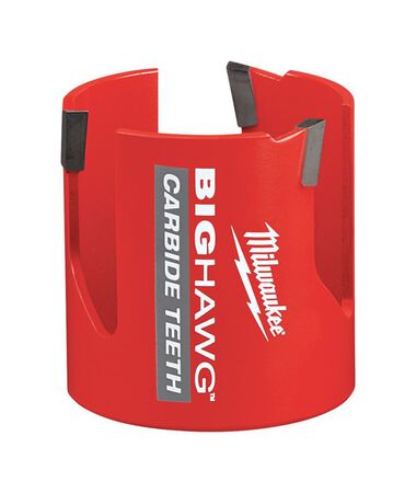 Milwaukee BIG HAWG 2-9/16 in. Dia. x 2-7/16 in. L Carbide Tipped Hole Saw 1/4 in. 1 pc.