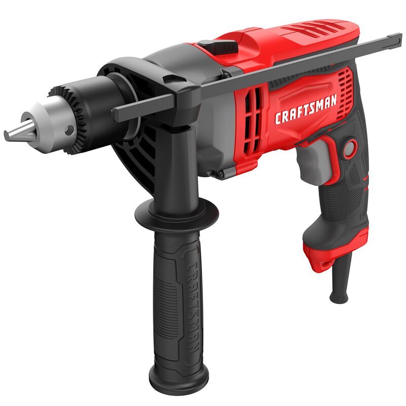 Craftsman 1/2 in. Keyed Corded Hammer Drill Kit 7 amps 3100 rpm 52700