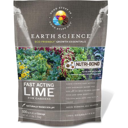 Earth Science Fast Acting Garden Lime 500 sq ft 2.5 lb